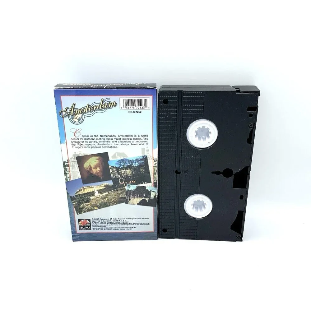 5 VHS Tape Set/Collection “Beautiful Cities Of The World” Vienna Venice Prague